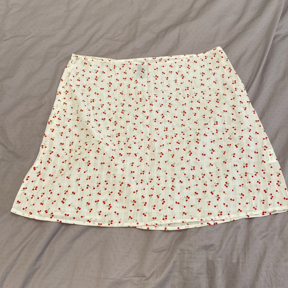Cherry mini skirt